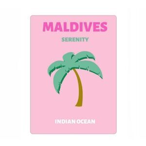 Maldives Souvenir Travel Magnet